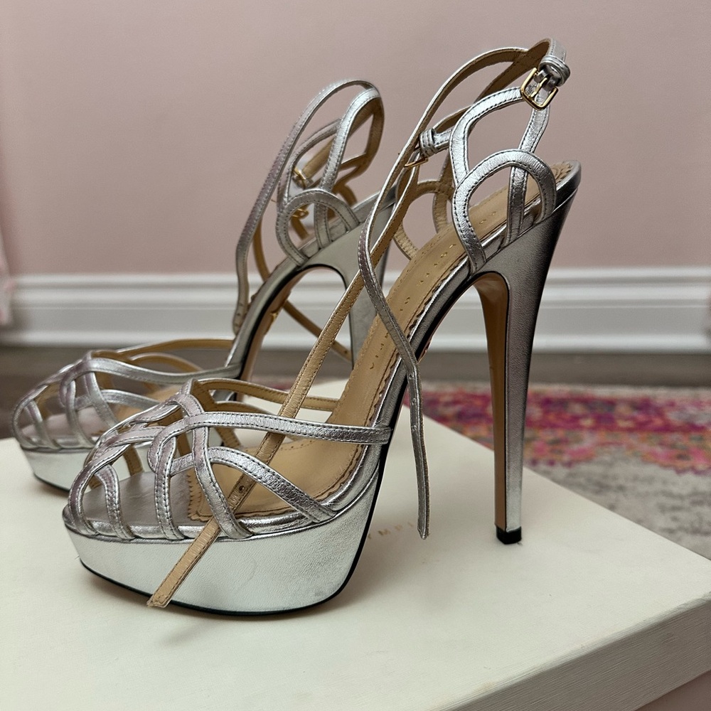 CHARLOTTE OLYMPIA Ursula Peep Toe High Heels